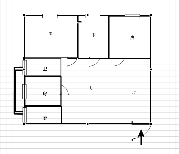 城西仙桃 附近恒迪国际精装大三房南北通透诚意出售