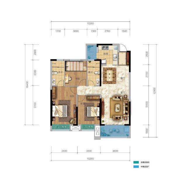 城南御湖世家，一手新房， 付三成，沔街主轴上，120—135