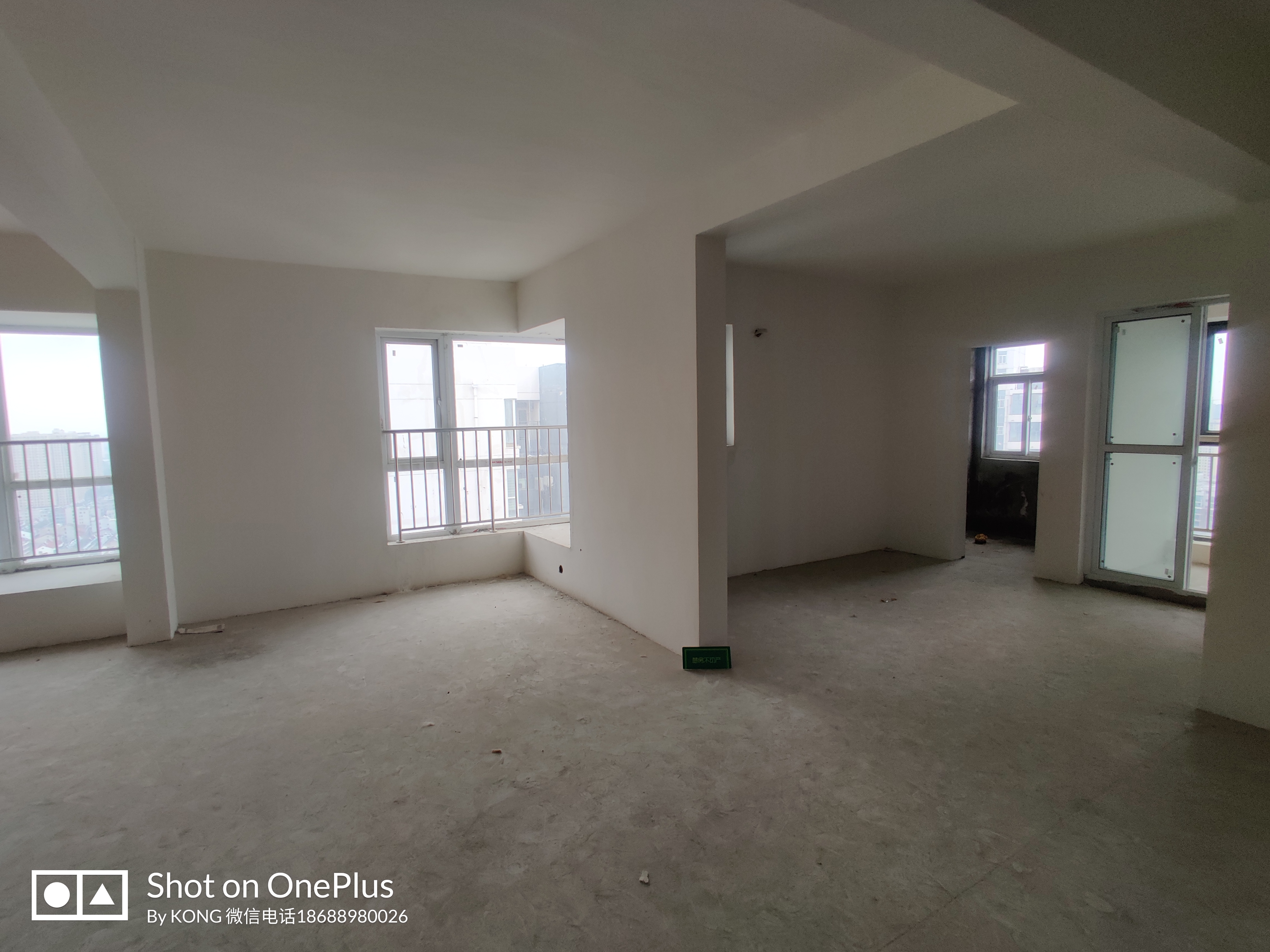 福星城毛坯三房南北通透户型方正前面没有遮挡采光好