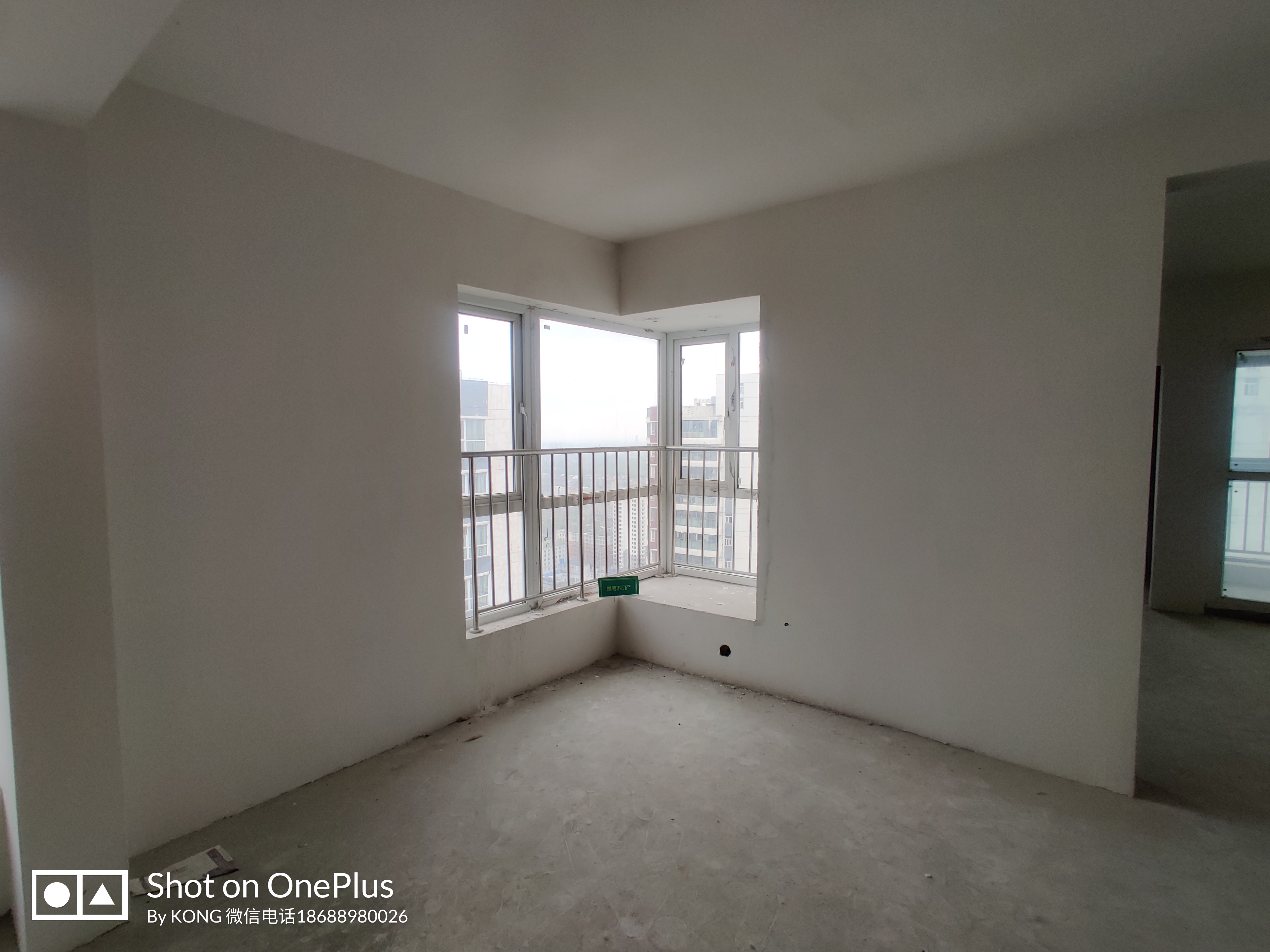 福星城毛坯三房南北通透户型方正前面没有遮挡采光好