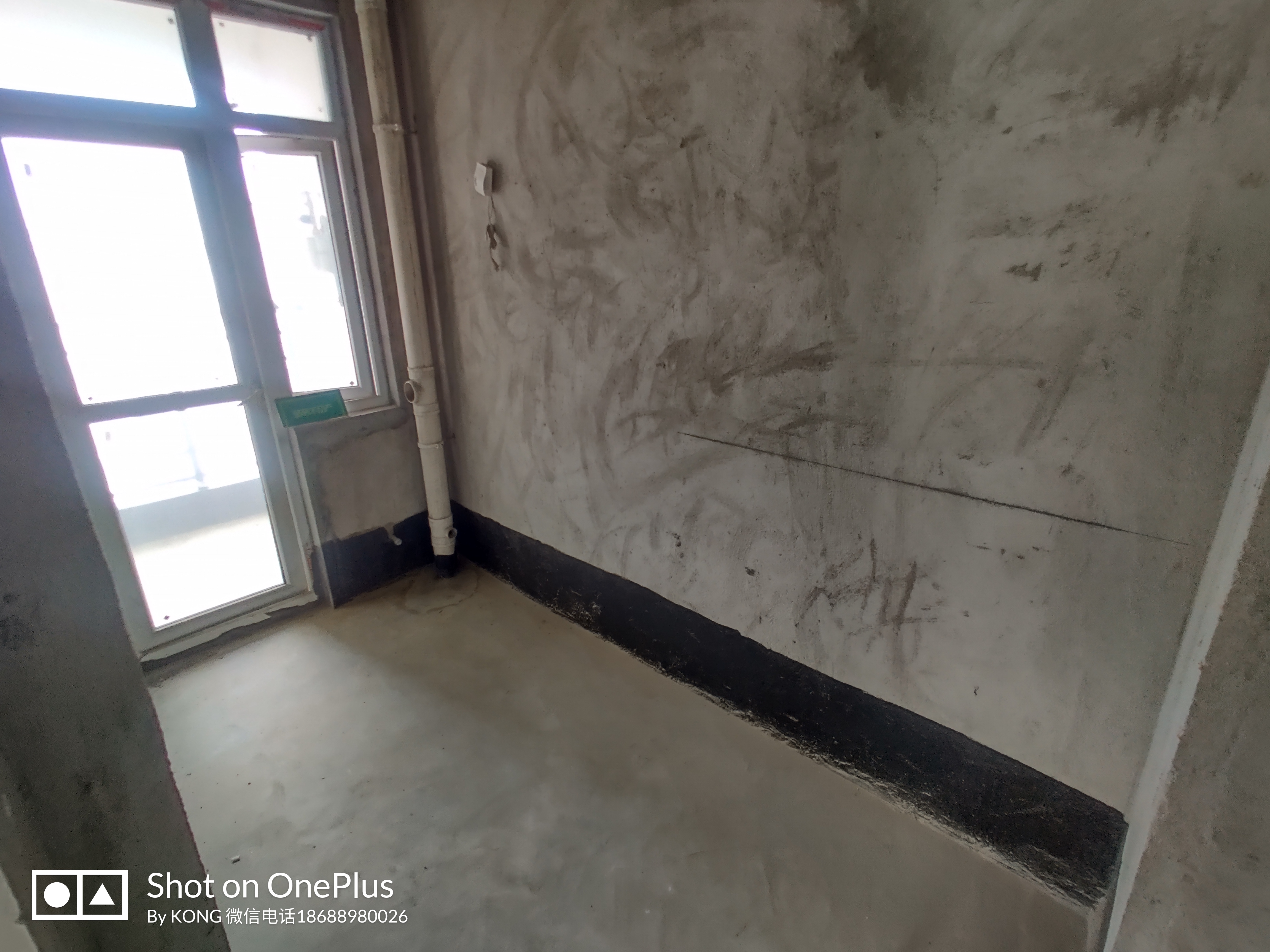 福星城毛坯三房户型方正前面没有遮挡采光好