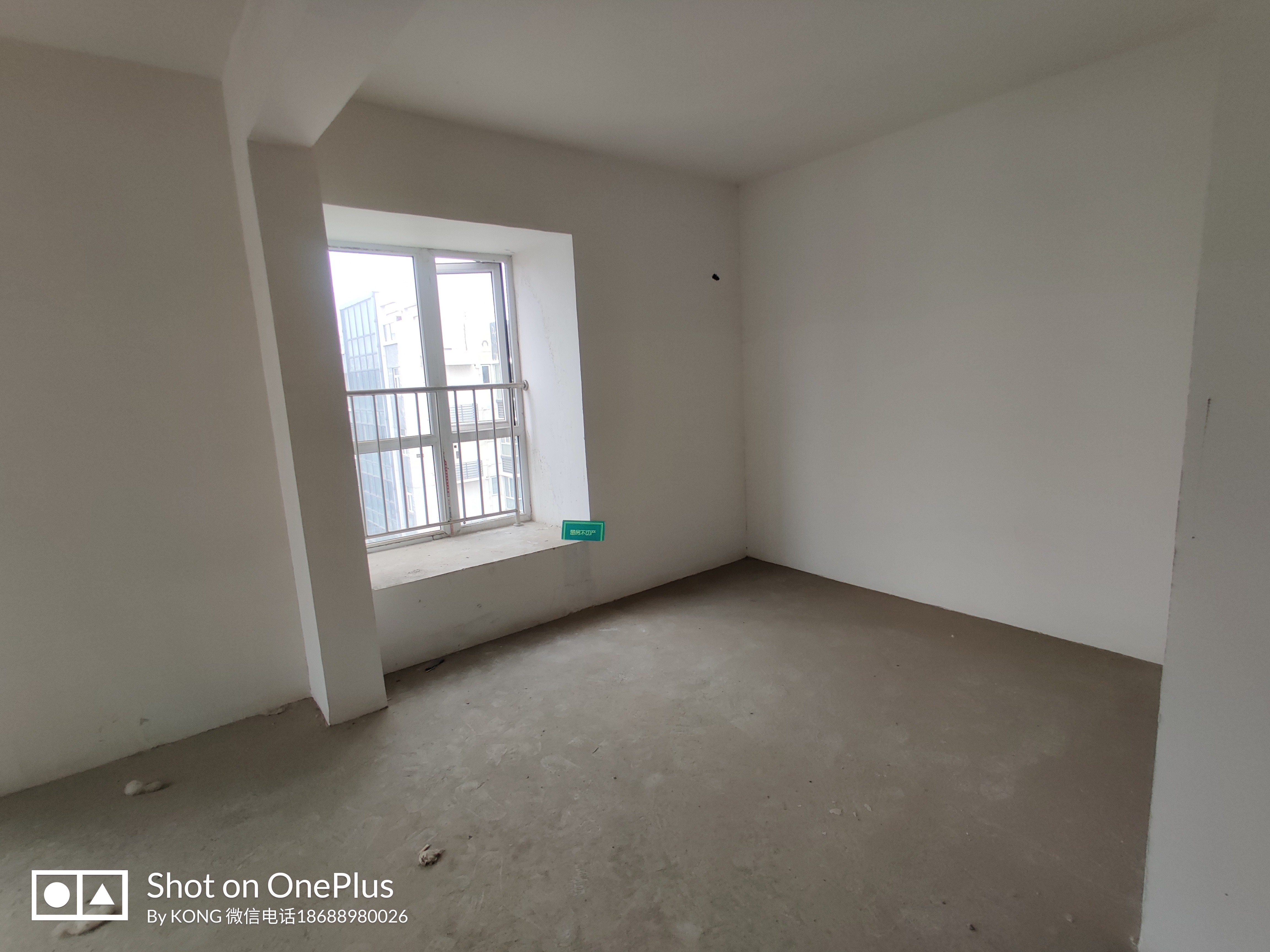 福星城毛坯三房户型方正前面没有遮挡采光好