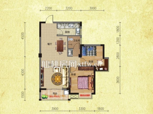 准现房出售紫菘·紫润尚城均价4800建面85m²-101m² 付12万起 即交房 仙桃 4