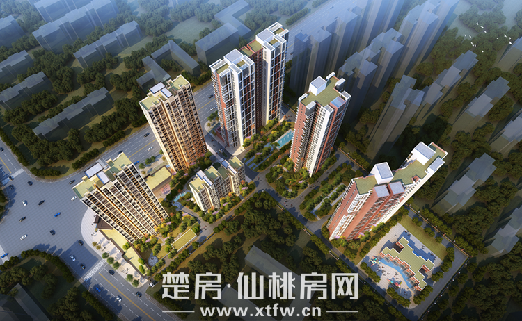 鸿昇现代城二期新妇幼对面2层 付89-108-120平 仙桃 