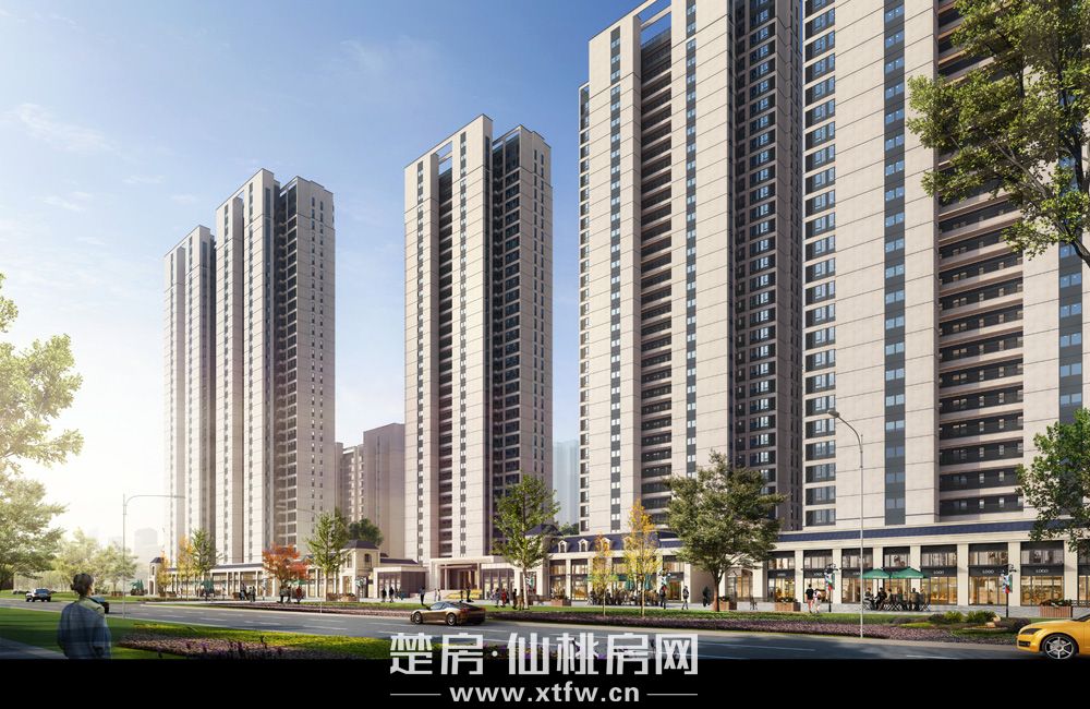 沿黄金大道透视图