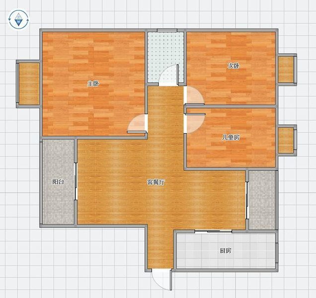南城新区明珠新城毛坯三室有钥匙看房