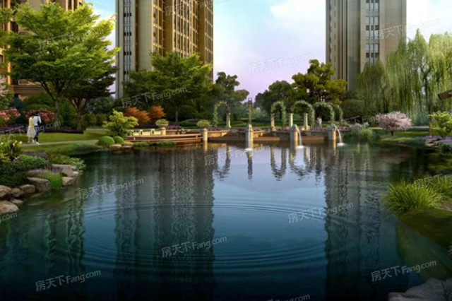 城南沔街53万方湖景楼盘自带5万方绿化公园118_140平预约看房享团购优惠！