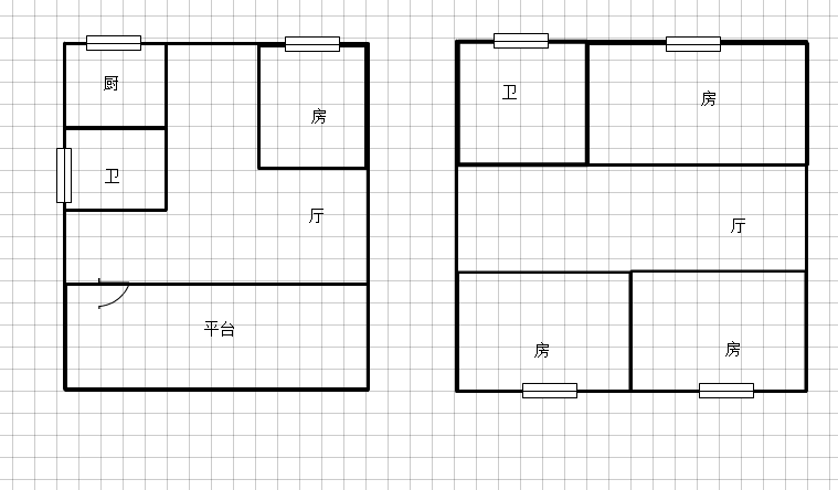 油榨湾菜场旁边私房两间四层出场大停车方便房东诚意出售