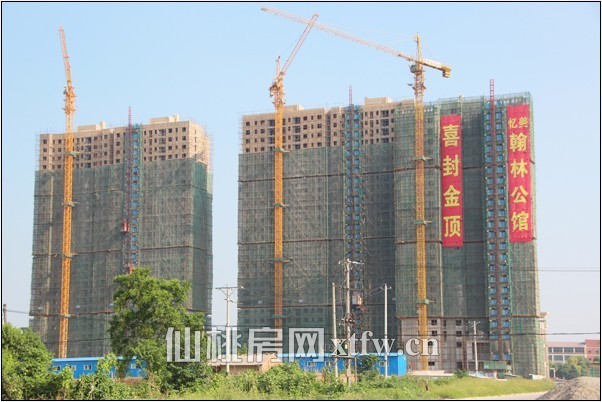 翰林公馆7月工程进度