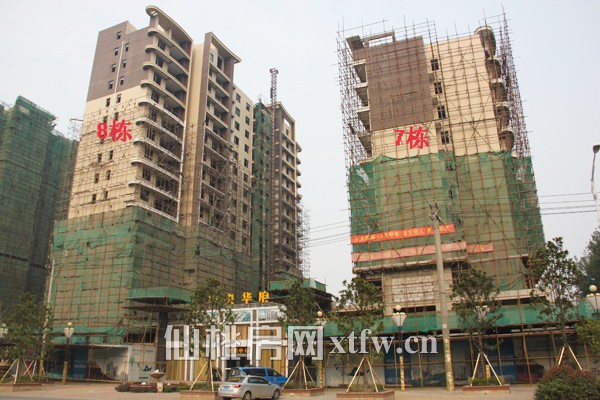 中央华府9月工程进度