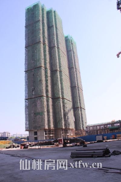 4#楼河景房本月即将封顶,预计10月1日公开发售