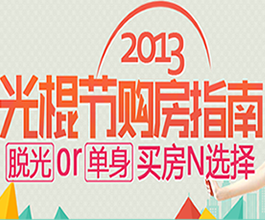 光棍节购房指南 脱光or单身买房N选择
