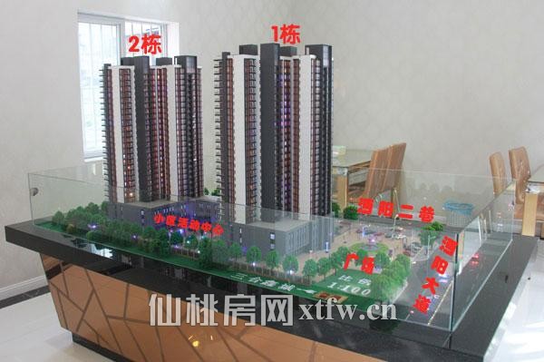 三合鑫城11月工程进度 1号楼建至第六层
