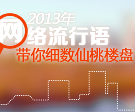 2013年网络流行语 带你细数仙桃楼盘