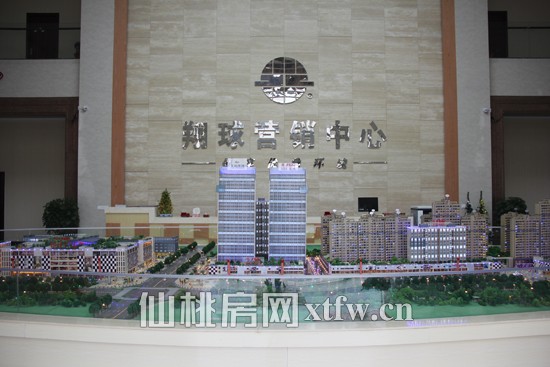 仙桃翔球广场二月工程进度 C1区即将封顶