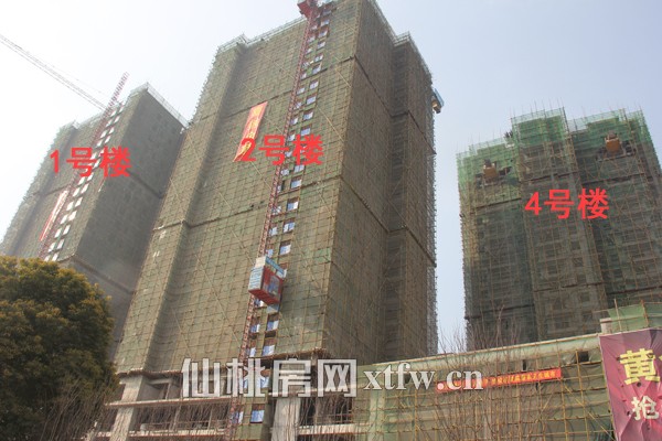 1#和2#已经封顶，即将做外立面建设