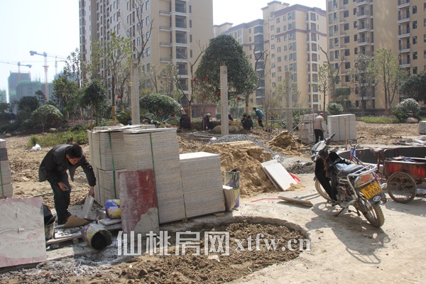 二组团的绿化景观建设