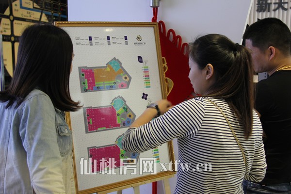 ​正在了解项目业态分区的客户