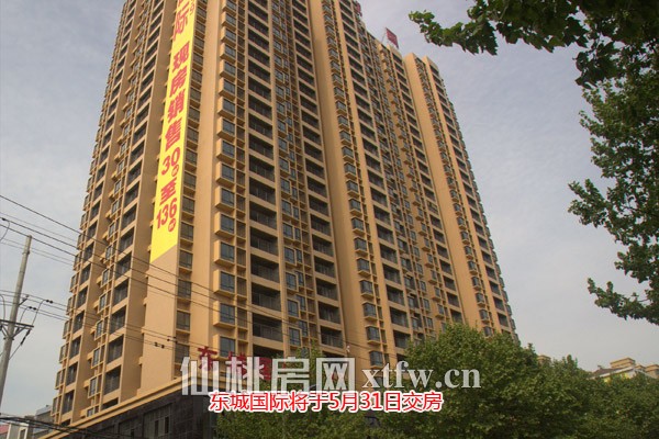 东城国际4月工程进度：园林绿化基本完成