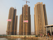 现代·森林国际城1月工程进度 部分高层已交房