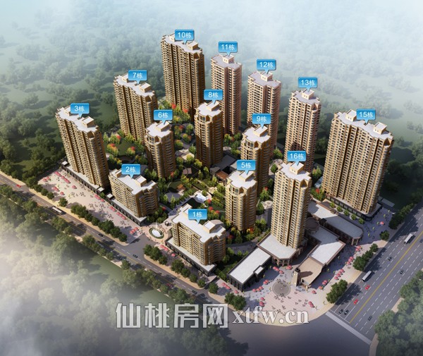 御台公馆1月工程进度 项目商业街已经亮街开盘