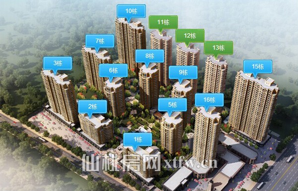 御台公馆5月工程进度 7#楼目前开始正式交房