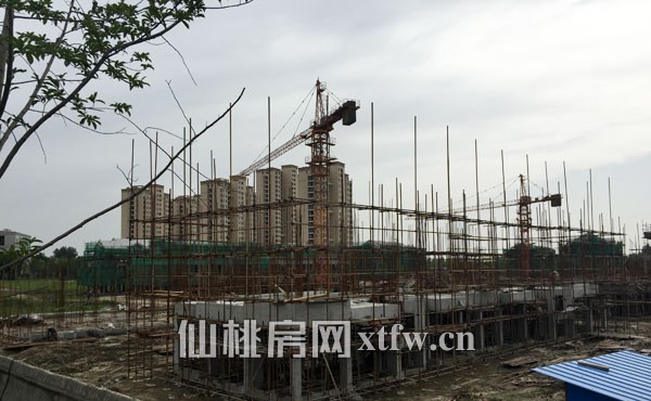 别墅区正在施工中