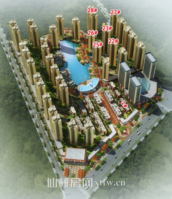 现代·森林国际城7月进度 22、23#楼12月底交房
