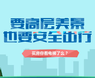要高层美景 也要安全出行 买房你看电梯了么