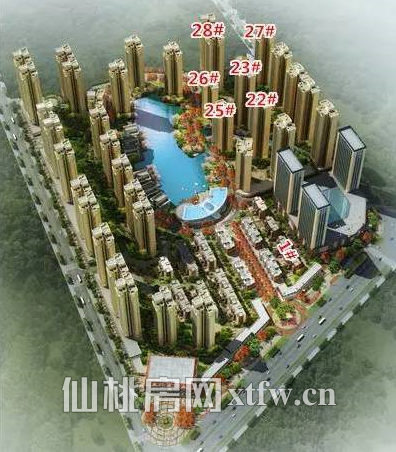 现代森林国际城工程进度 钢构洋房1#楼接近封顶