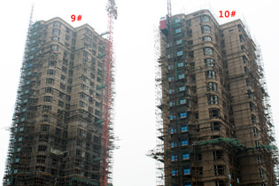 公园世家12月工程进度 收官三期外墙施工进展顺利