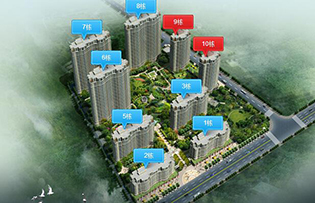 公园世家6月工程进度 9#、10#楼即将交房