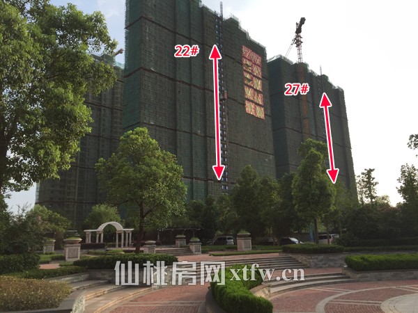 满庭春最新工程进度 3.2期29#楼主体结构建至17层