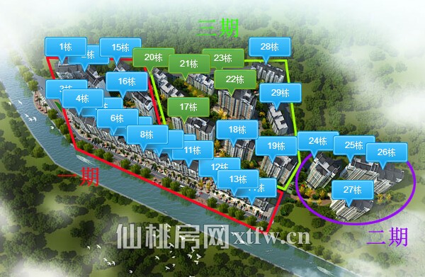 水云间3期工程进度迅猛 17#楼开始建设