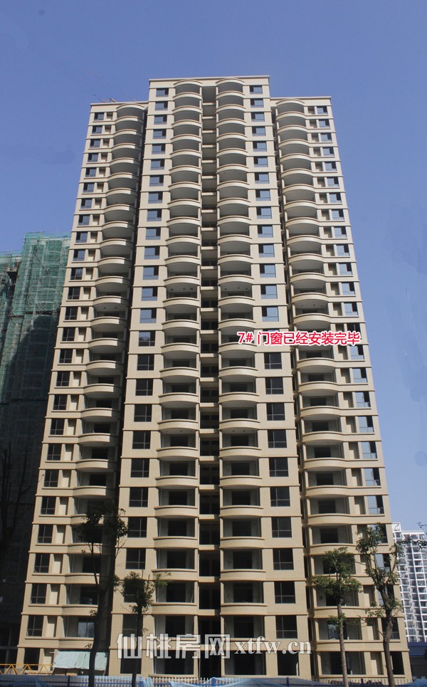 颐和公馆11月工程进度 9#10#楼已经封顶