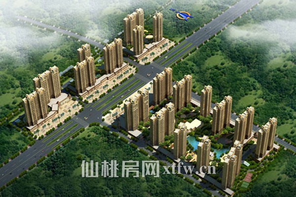 紫菘·紫润尚城工程进度 修外部花园外观