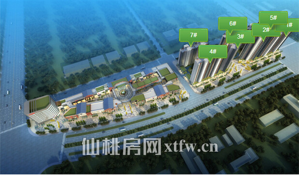 仙桃银湖城12月工程进度：1#已出地面