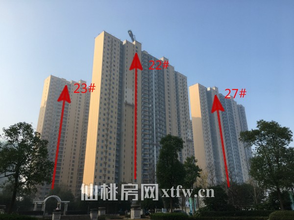 满庭春工程进度 3.2期25#主体结构建至23层
