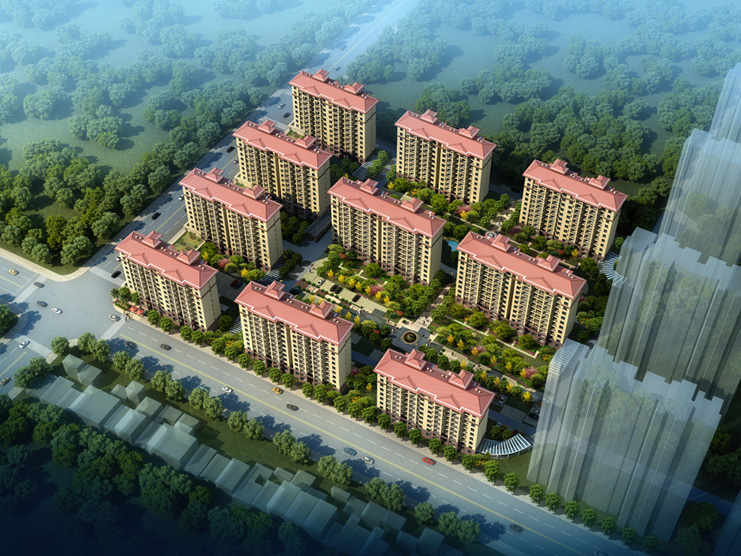 锦绣江山·瑞园鸟瞰图