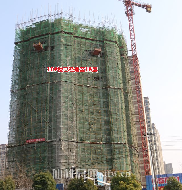 和合·国际城3月工程进度 10#楼进展顺利