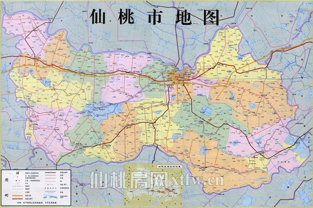 仙桃城区看房地图 清明假期探春看房两不误