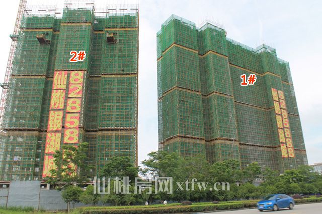 仙桃·银湖城6月工程进度：1#楼即将封顶