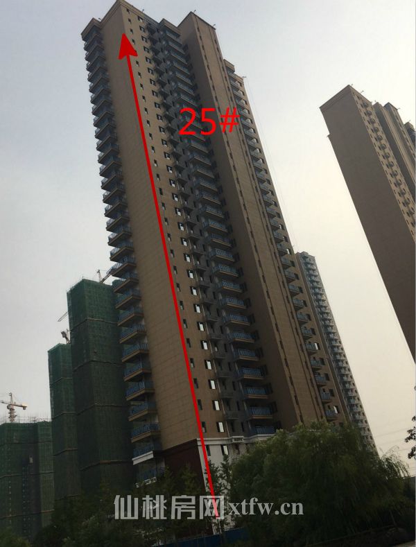 满庭春最新工程进度 39#楼主体完成32层