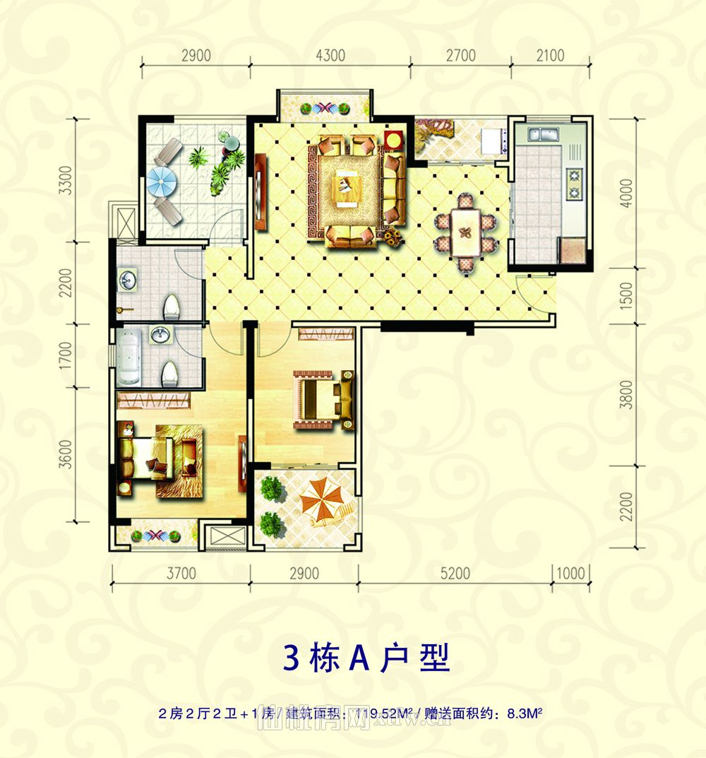 都市高尔夫A户型