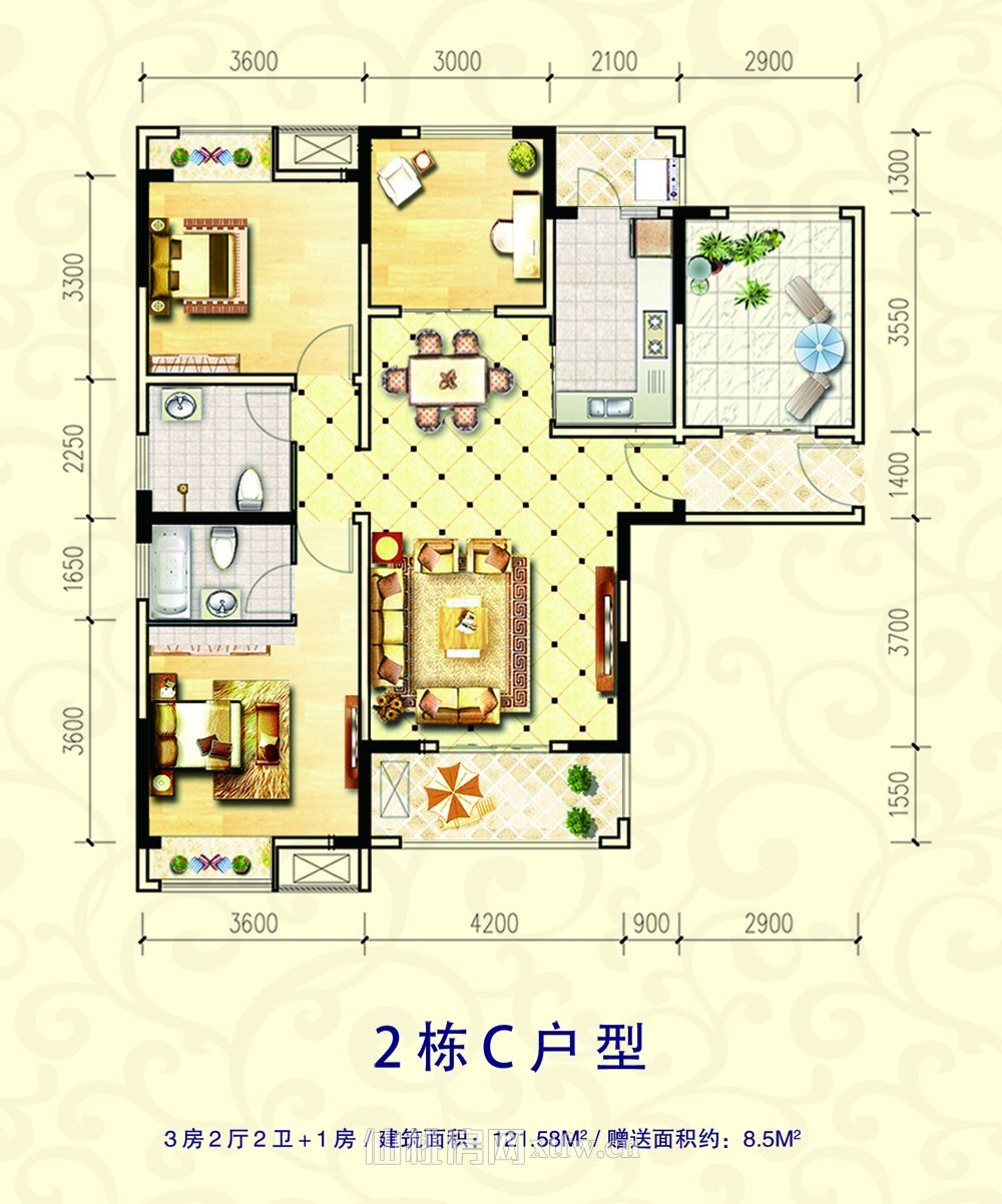 都市高尔夫C户型