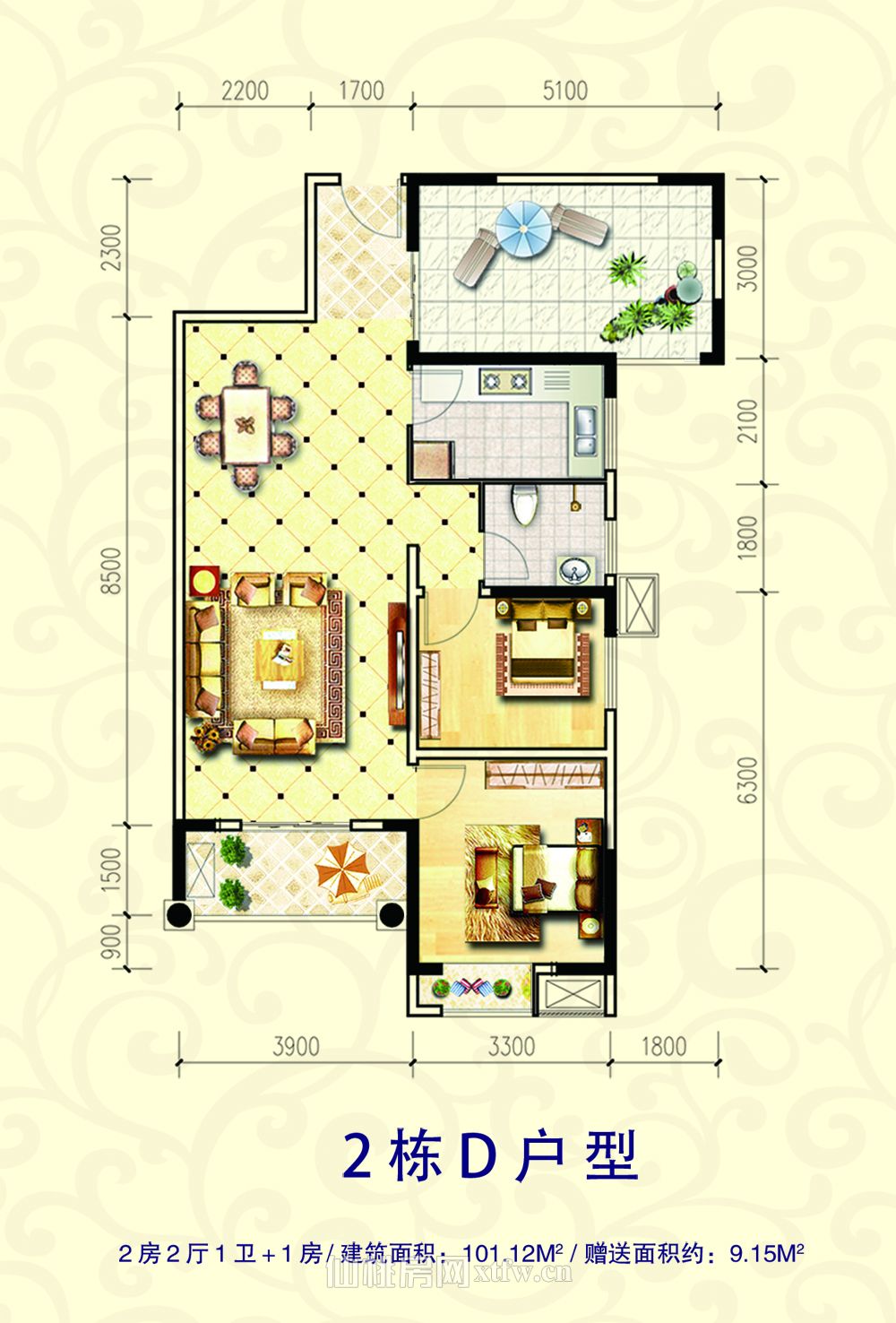 都市高尔夫D户型