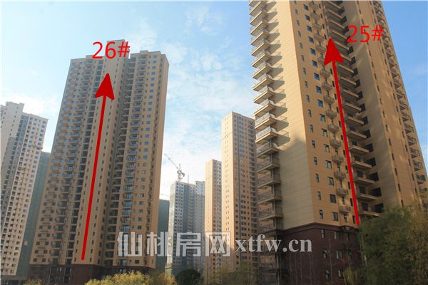 满庭春最新工程进度：56#楼建至17层