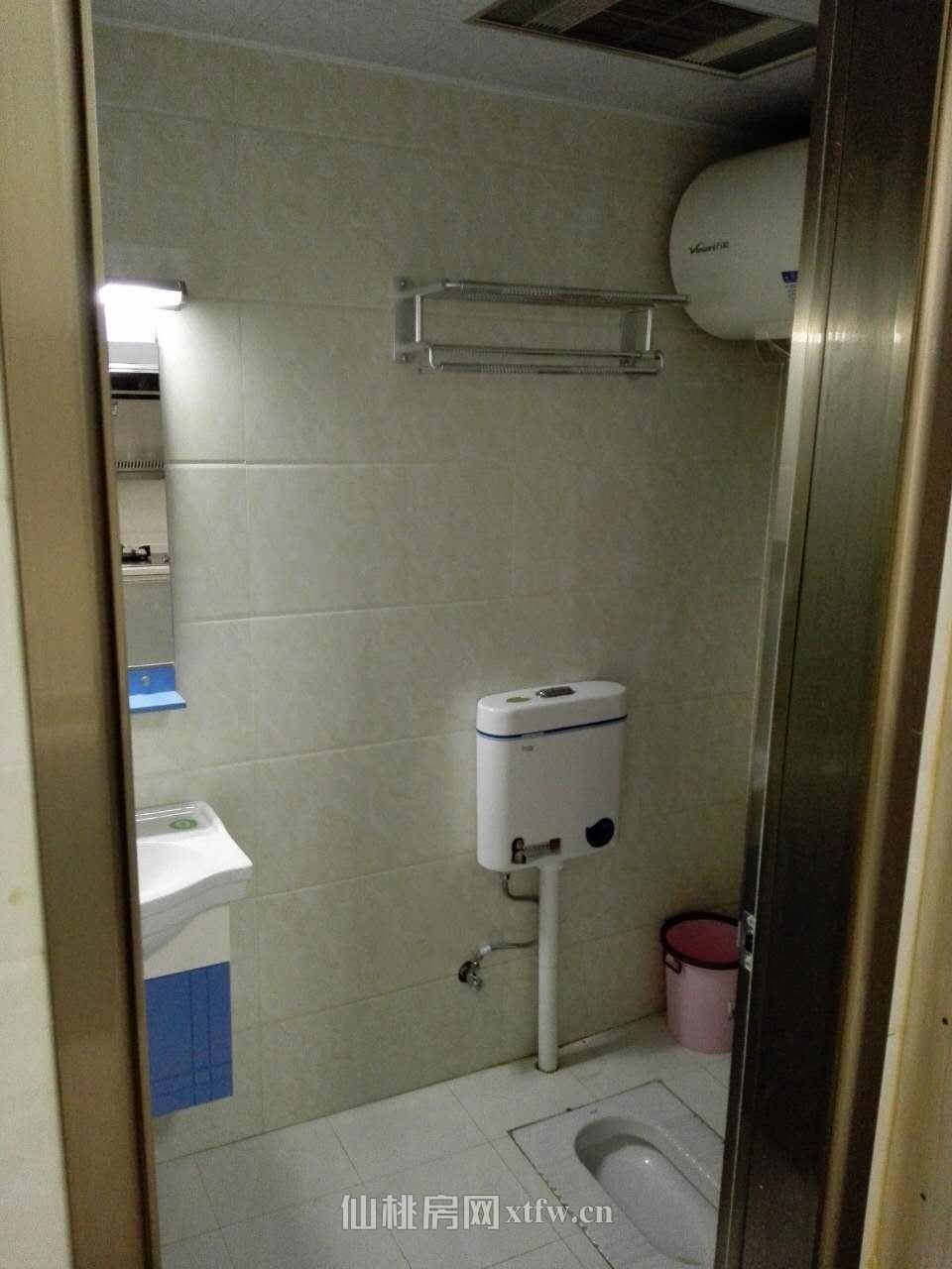 仙桃中学对面学府公寓1室1厅1厨1卫50平米出租