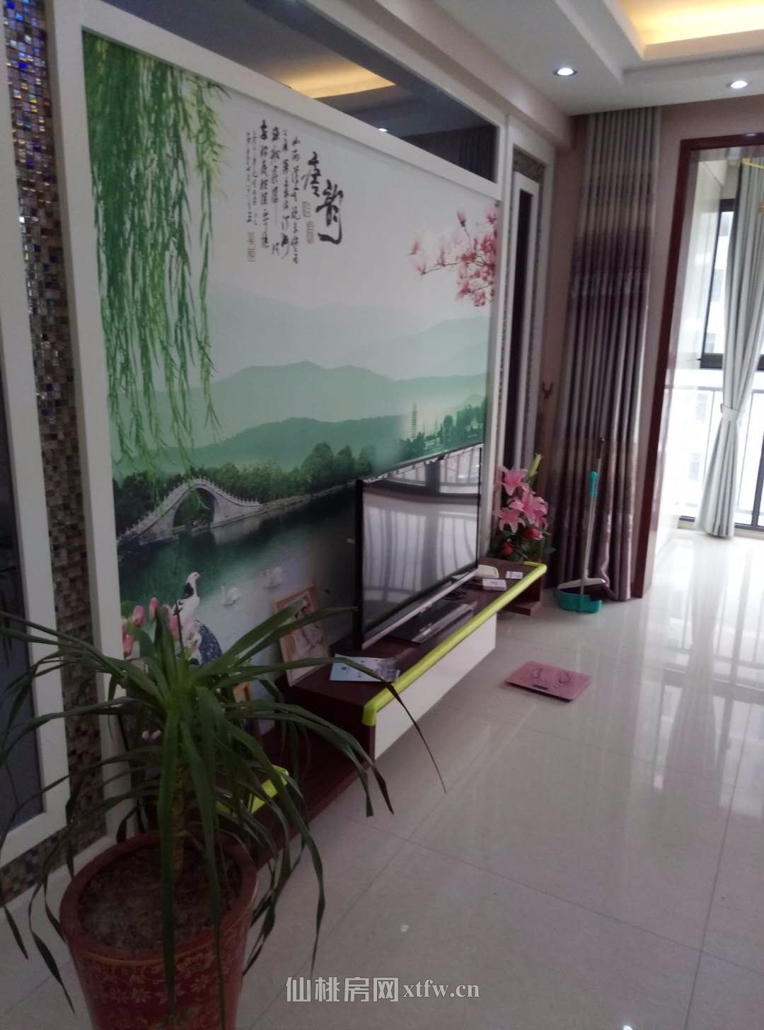 田园国际三室一厅精装修 次出租，家私家电齐全，拎包即住!