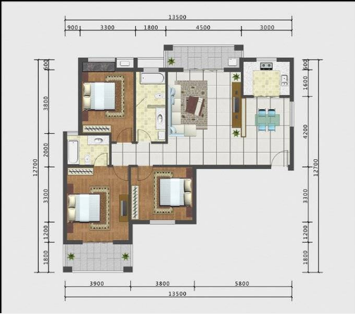 金诚花园 地段大户型南北通透家私全送满二税费低